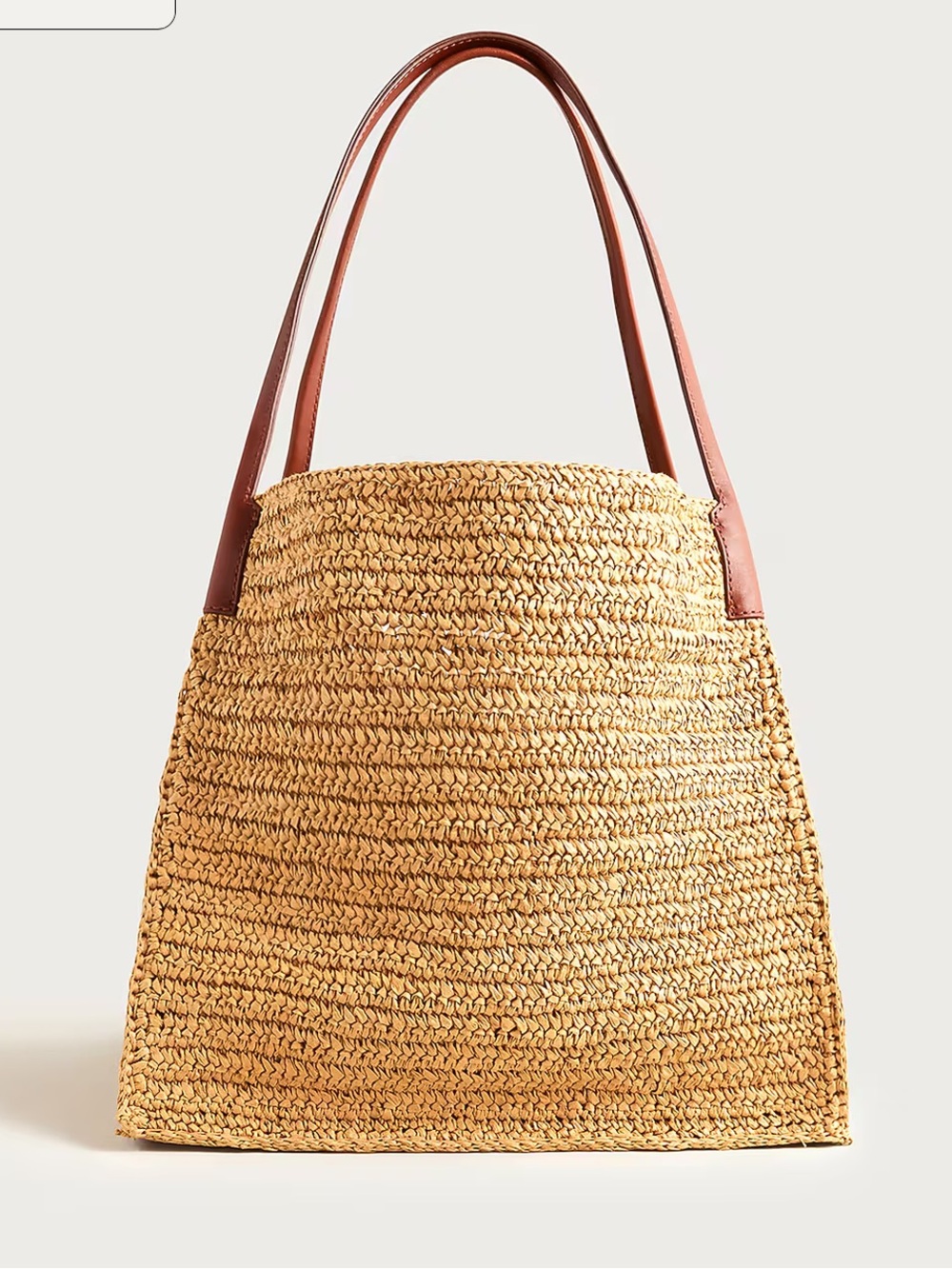 NWT J.Crew Large handknotted packable tote bag - Picture 10 of 11